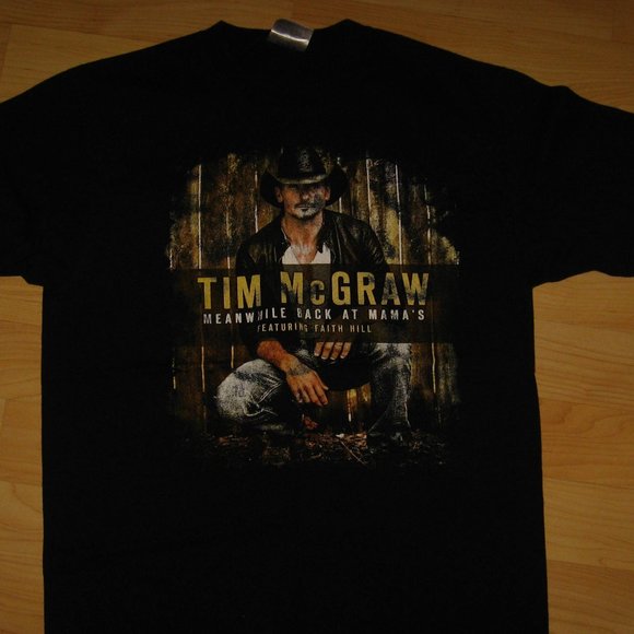 🎵 Tim McGraw Faith Hill 2014 T Shirt Medium - Picture 1 of 5